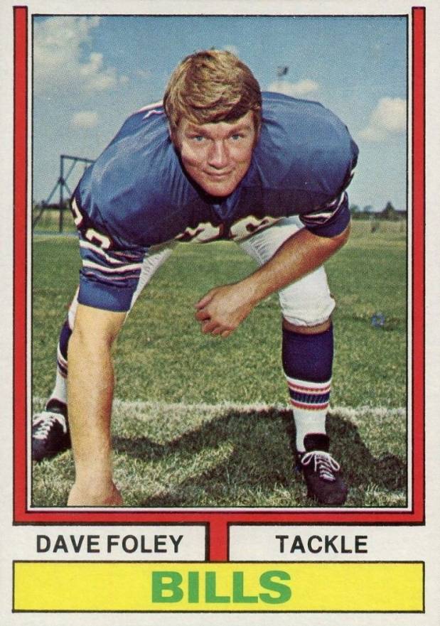 1974 Topps Dave Foley #346 Football Card