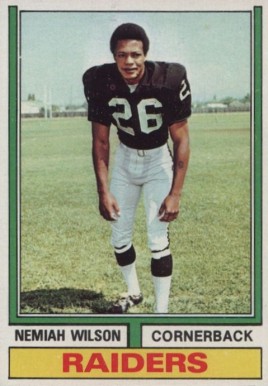 1974 Topps Nemiah Wilson #326 Football Card