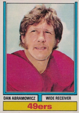 1974 Topps Dan Abramowicz #320 Football Card