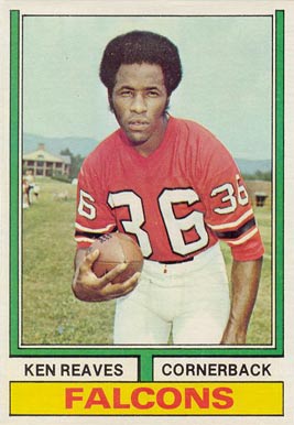 1974 Topps Ken Reaves #317 Football Card