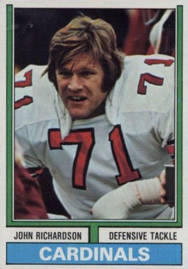1974 Topps John Richardson #312 Football Card