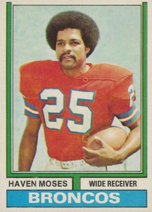 1974 Topps Haven Moses #295 Football Card