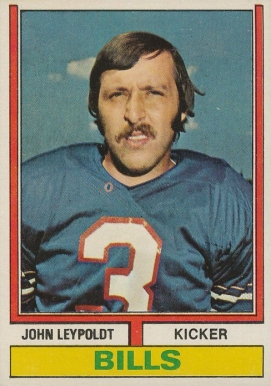1974 Topps John Leypoldt #288 Football Card