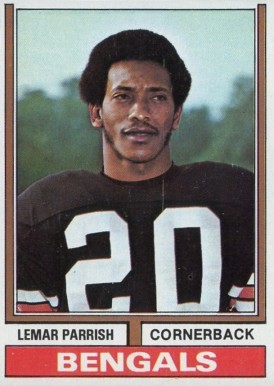 1974 Topps Lemar Parrish #264 Football Card