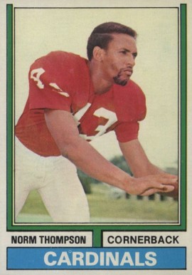 1974 Topps Norm Thompson #259 Football Card