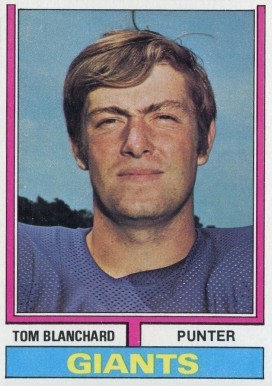 1974 Topps Tom Blanchard #258 Football Card