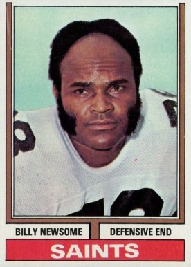 1974 Topps Billy Newsome #255 Football Card