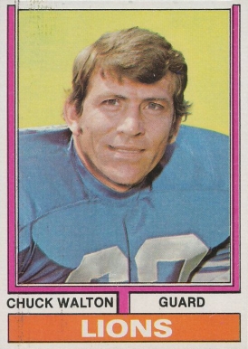1974 Topps Chuck Walton #249 Football Card