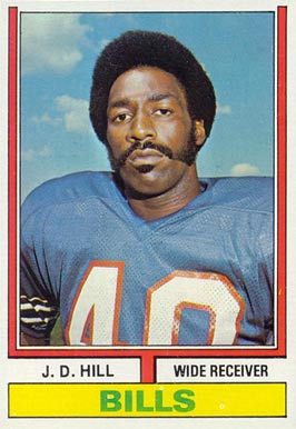 1974 Topps J.D. Hill #234 Football Card
