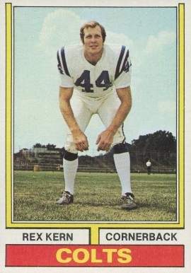 1974 Topps Rex Kern #222 Football Card