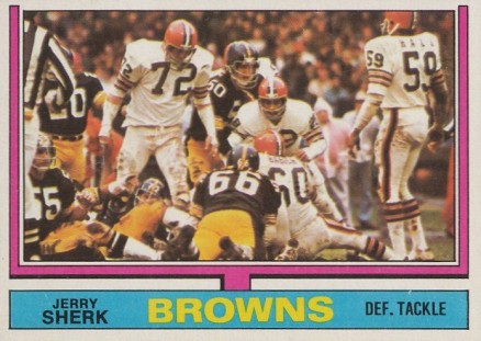 1974 Topps Jerry Sherk #211 Football Card