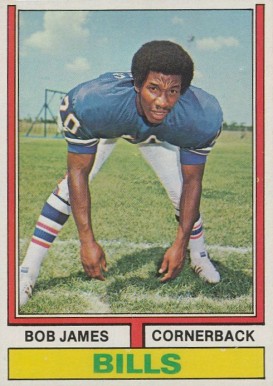 1974 Topps Bob James #209 Football Card