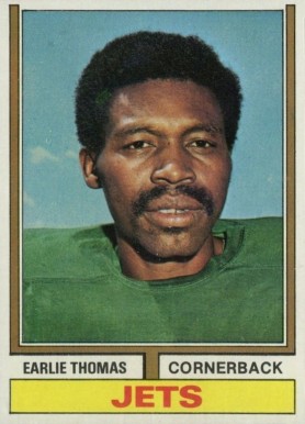 1974 Topps Earlie Thomas #201 Football Card
