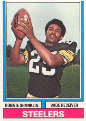 Football Card 1973 Topps # 305 Ron Shanklin Pittsburgh Steelers VG/EX Steelers North Texas Deans Cards 4 