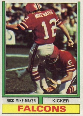 1974 Topps Nick Mike-Mayer #186 Football Card
