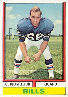 1974 Topps Joe Delamielleure #183 Football Card