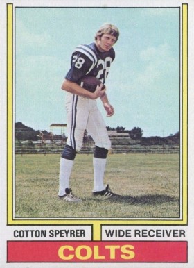 1974 Topps Cotton Speyrer #172 Football Card