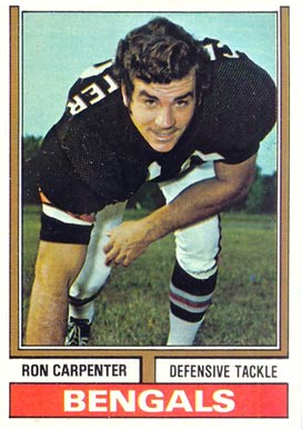 1974 Topps Ron Carpenter #158 Football Card