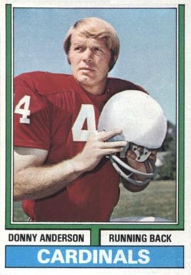 1974 Topps Donny Anderson #155 Football Card