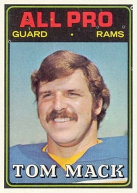 1974 Topps Tom Mack #126 Football Card
