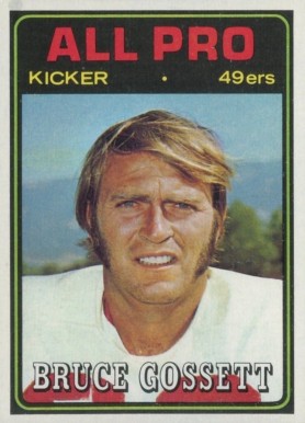 1974 Topps Bruce Gossett #132 Football Card