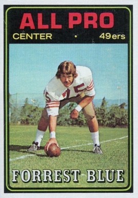 1974 Topps Forrest Blue #124 Football Card
