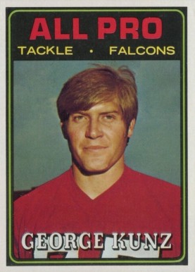 1974 Topps George Kuntz #122 Football Card