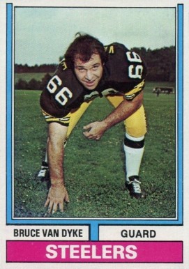 1974 Topps Bruce Van Dyke #93 Football Card