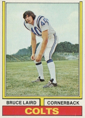 1974 Topps Bruce Laird #96 Football Card