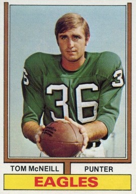 1974 Topps Tom McNeill #99 Football Card