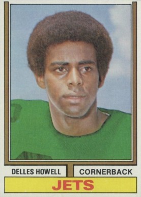 1974 Topps Delles Howell #100 Football Card