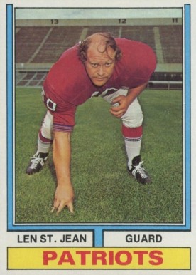 1974 Topps Len St. Jean #103 Football Card