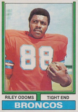 1974 Topps Riley Odoms #89 Football Card