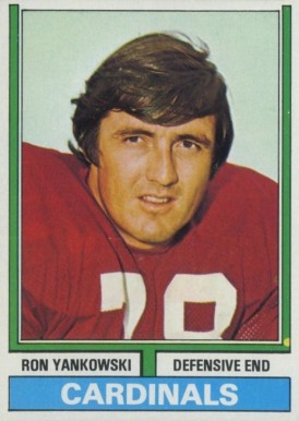 1974 Topps Ron Yankowski #86 Football Card