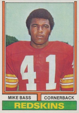 1974 Topps Mike Bass #84 Football Card