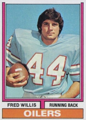 1974 Topps Fred Willis #75 Football Card