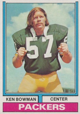 1974 Topps Ken Bowman #4 Football Card