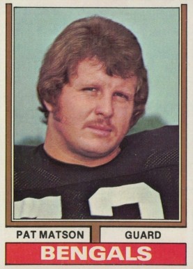 1974 Topps Pat Matson #9 Football Card