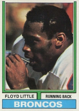 1974 Topps Floyd Little #10 Football Card