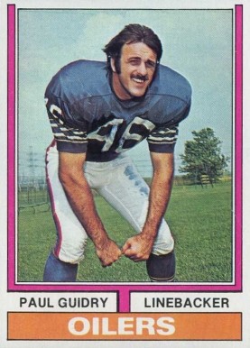 1974 Topps Paul Guidry #22 Football Card