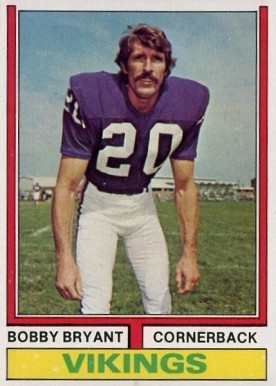 1974 Topps Bobby Bryant #30 Football Card
