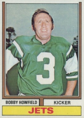 1974 Topps Bobby Howfield #41 Football Card