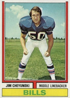 1974 Topps Jim Cheyunski #53 Football Card