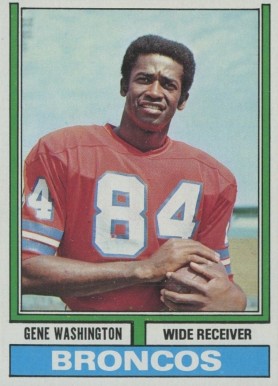 1974 Topps Gene Washington #63 Football Card
