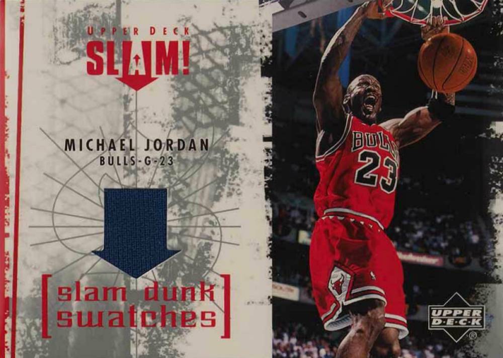 2005 Upper Deck Slam Dunk Swatches Michael Jordan #SL-MJ Basketball Card