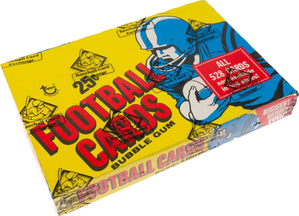 1975 Topps Cello Pack Box #CPB Football Card