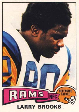 1975 Topps Larry Brooks #231 Football Card