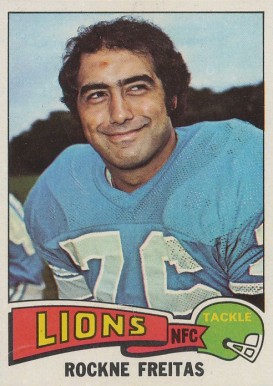 1975 Topps Rockne Freitas #102 Football Card