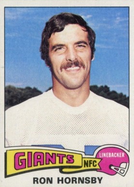 1975 Topps Ron Hornsby #87 Football Card