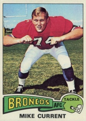 1975 Topps Mike Current #77 Football Card